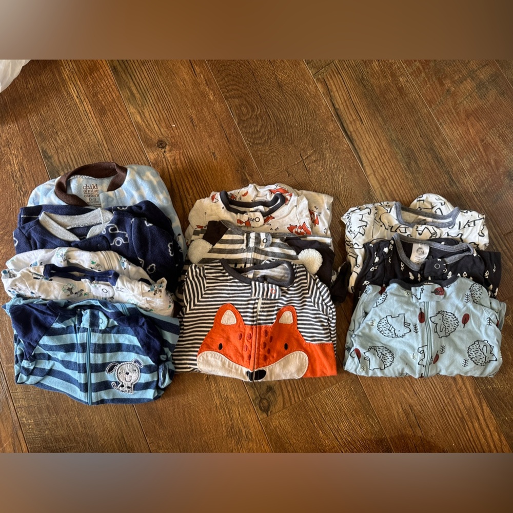 0-3 Month Footed Sleepers